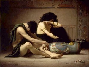  Klagesang over den førstefødtes død i EgyptenTysk: Wehklage uber den Tod des Erstgeborenen am Hof des Pharaon